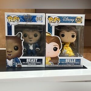 Funko Pop Disney Beauty and the Beast ( 243 and 241)